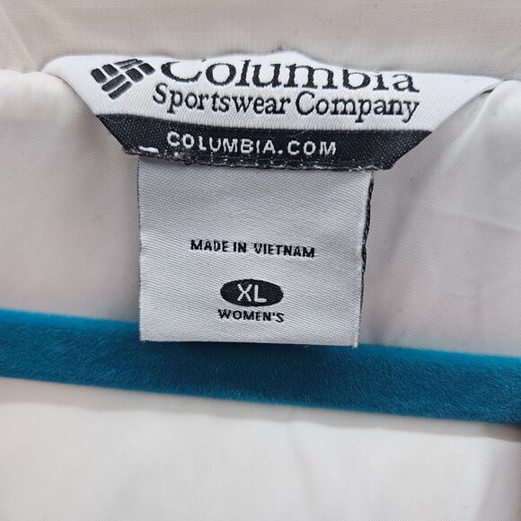 Columbia Womens White Down Puffer Jacket size XL - Picture 2 of 7